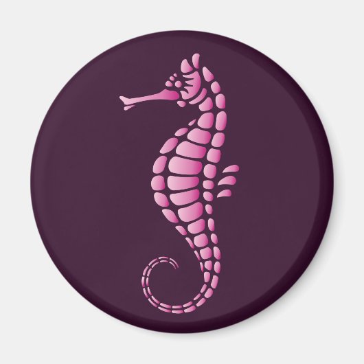 Seahorse Pink Magneet (Voorkant)