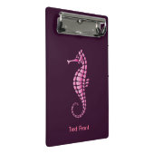 Seahorse Pink Mini Klembord (Schuin)