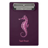 Seahorse Pink Mini Klembord (Voorkant)