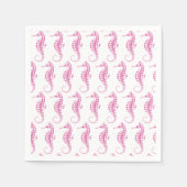 Seahorse Pink Servet (Voorkant)