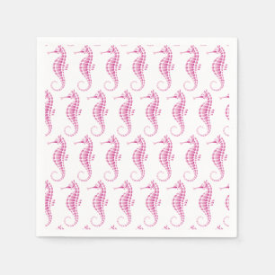 Seahorse Pink Servet