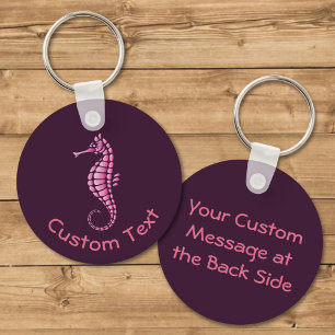 Seahorse Pink Sleutelhanger