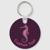 Seahorse Pink Sleutelhanger (Voorkant)