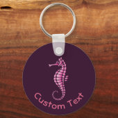 Seahorse Pink Sleutelhanger (Voorkant)