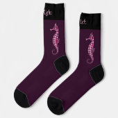 Seahorse Pink Socks Sokken (Links)