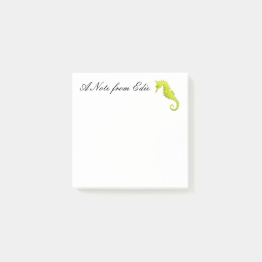 Seahorse Post-it® Notes (Voorkant)