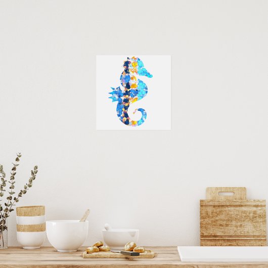 Seahorse Poster (Keuken)