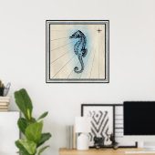 Seahorse Poster (Thuiskantoor)