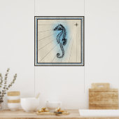 Seahorse Poster (Keuken)