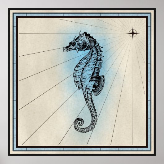 Seahorse Poster (Voorkant)