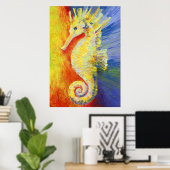 Seahorse Poster (Thuiskantoor)