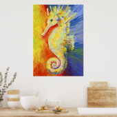 Seahorse Poster (Keuken)