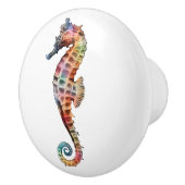Seahorse Rainbow Keramische Knop (Rechts)