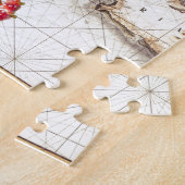 SEAHORSE RED MAP II LEGPUZZEL (Zijkant)