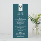 Seahorse Romance, Beach Wedding Menu (Staand voorkant)