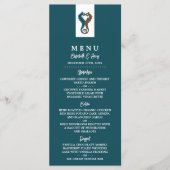 Seahorse Romance, Beach Wedding Menu (Voorkant)