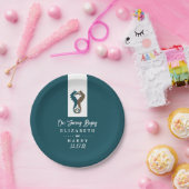 Seahorse Romance, Beach Wedding Papieren Bordje (Feest)