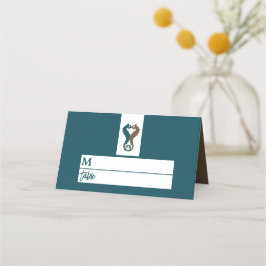 Seahorse Romance, Beach Wedding Plaatskaartje