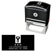 Seahorse Romance Zelfinktende Stempel (In situ)