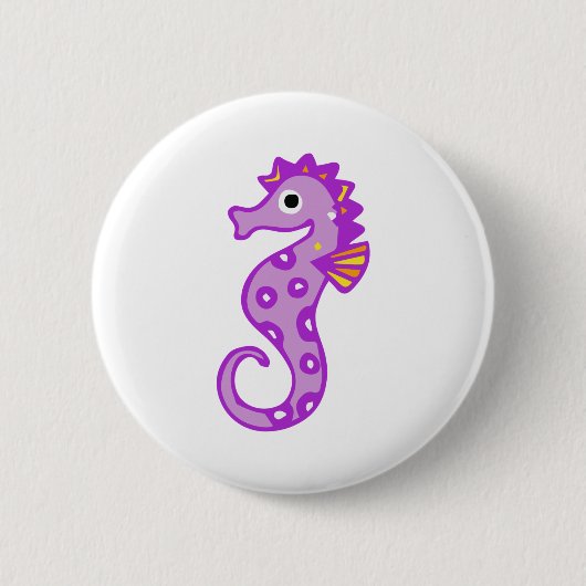 Seahorse Ronde Button 5,7 Cm (Voorkant)