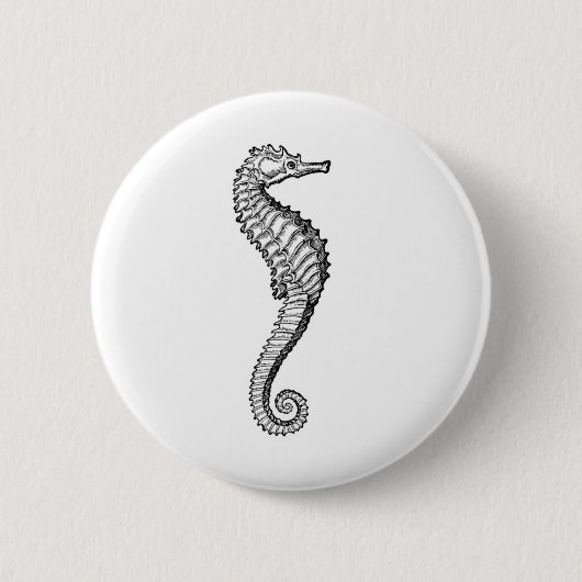 Seahorse Ronde Button 5,7 Cm (Voorkant)