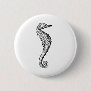Seahorse Ronde Button 5,7 Cm