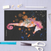 Seahorse - Roze Tissuepapier (Craft)