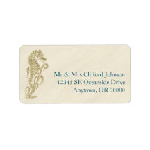 Seahorse RSVP Adresetiketten