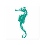  SEAHORSE RUBBER STAMP  ZELFINKTENDE STEMPEL (Design)