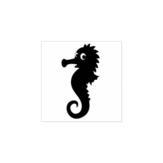 Seahorse Rubberstempel (Afrduk)
