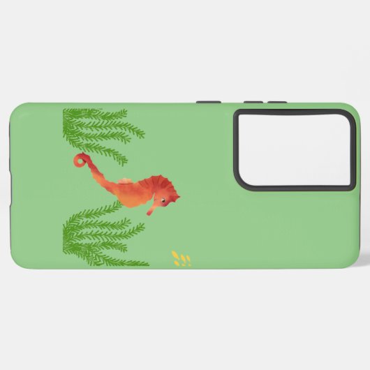 Seahorse Samsung Galaxy Hoesje (Linkerkant)