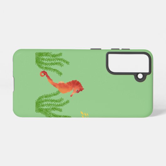 Seahorse Samsung Galaxy Hoesje (Achterkant horizontaal)