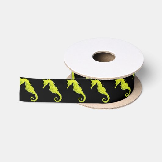 Seahorse Satijnen Lint (Spoel)
