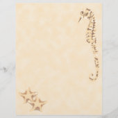 Seahorse Seastar Letterhead Stationery (Voorkant)