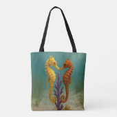 Seahorse Serenade Tote Bag (Achterkant)