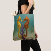 Seahorse Serenade Tote Bag (Dichtbij)