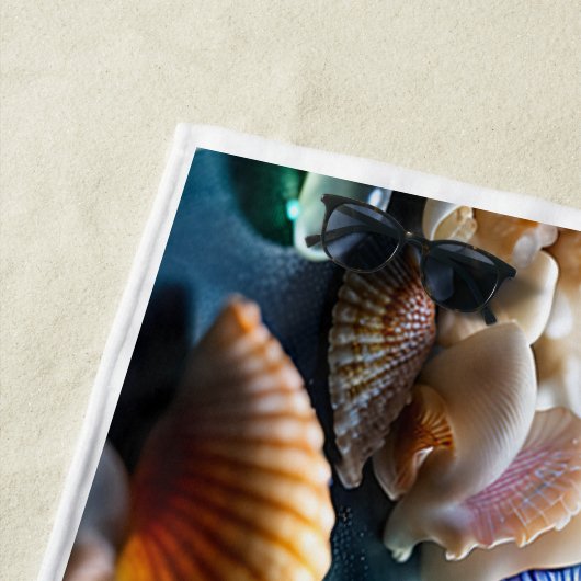 Seahorse Serenity: Onderwater Oasis Strandlaken (In situ)