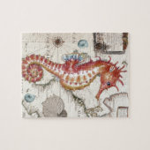 Seahorse Shabby Legpuzzel (Horizontaal)