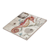 Seahorse Shabby Tegeltje (Zijkant)