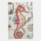 Seahorse Shabby Theedoek (Verticaal)