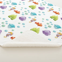 Seahorse Sherpa Deken