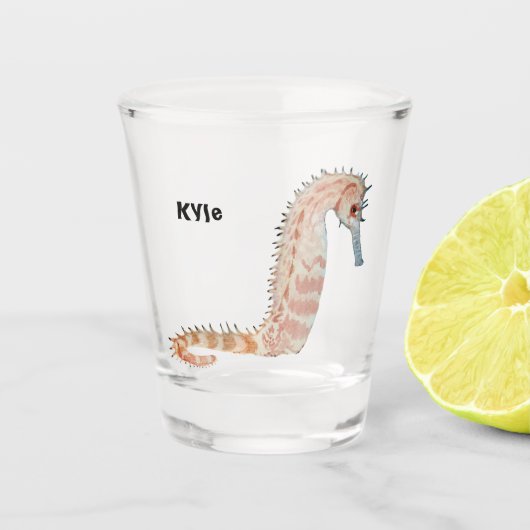 Seahorse Shot Glas (Voorkant)