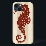 Seahorse Silhouette Case-Mate iPhone Case<br><div class="desc">Heb je ooit een zeepaardje dichtbij gezien? Nu krijg je dit geweldige kunstwerk met een oranje zeepaardje om je zee dierlijk collectie toe te voegen. Dit stuk levenskunst van het zee dat je ontspannen en kalm maakt. Haal het vandaag op je Zazzle product.</div>
