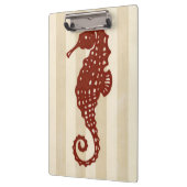 Seahorse Silhouette Klembord (Links)