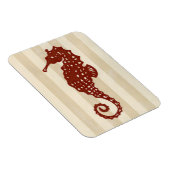 Seahorse Silhouette Magneet (Rechterzijde)