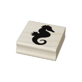 Seahorse silhouette rubberstempel (Stempel)
