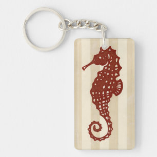 Seahorse Silhouette Sleutelhanger