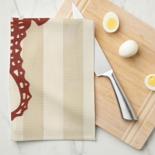 Seahorse Silhouette Theedoek (Quarter Fold)