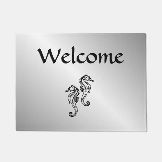 Seahorse Silver Deurmat (Voorkant)