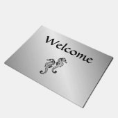 Seahorse Silver Deurmat (Schuin)